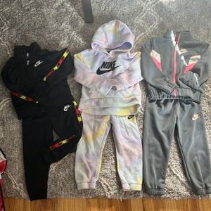 Nike girls track suit bundle size 3T